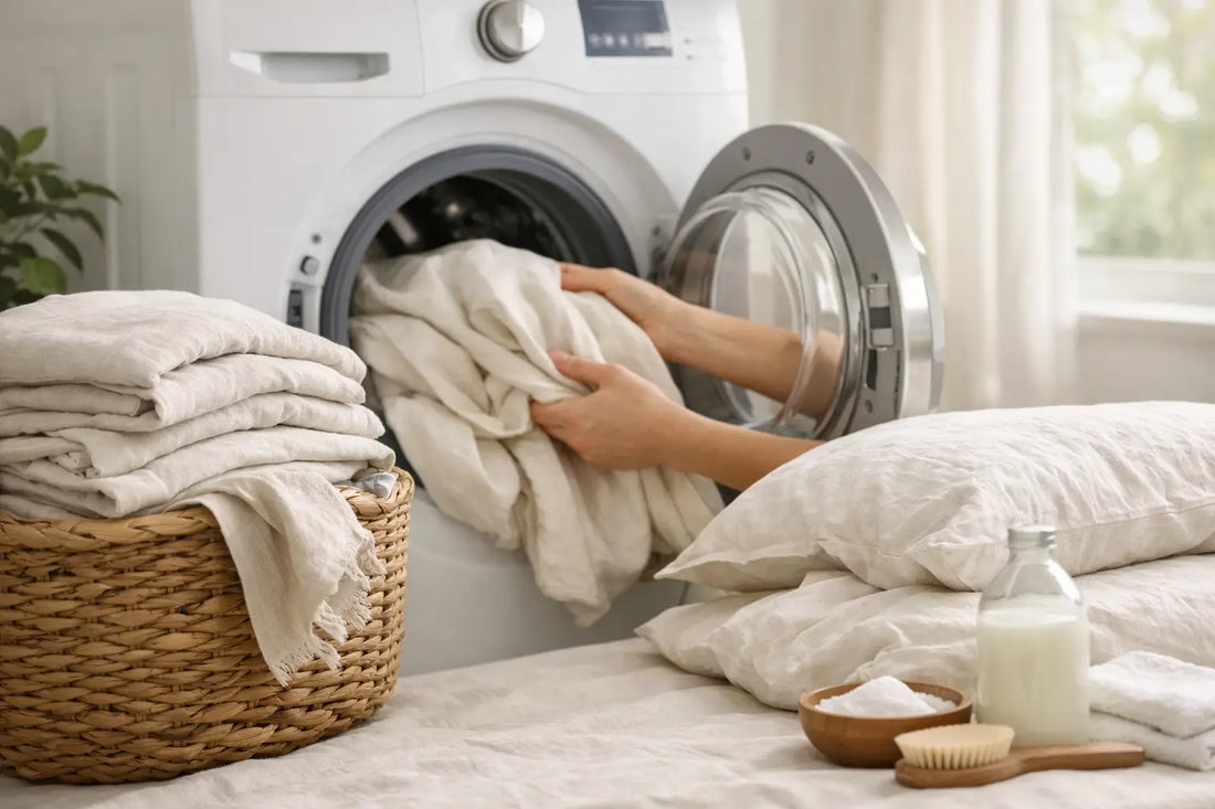How to Wash Linen Bedding the Right Way
