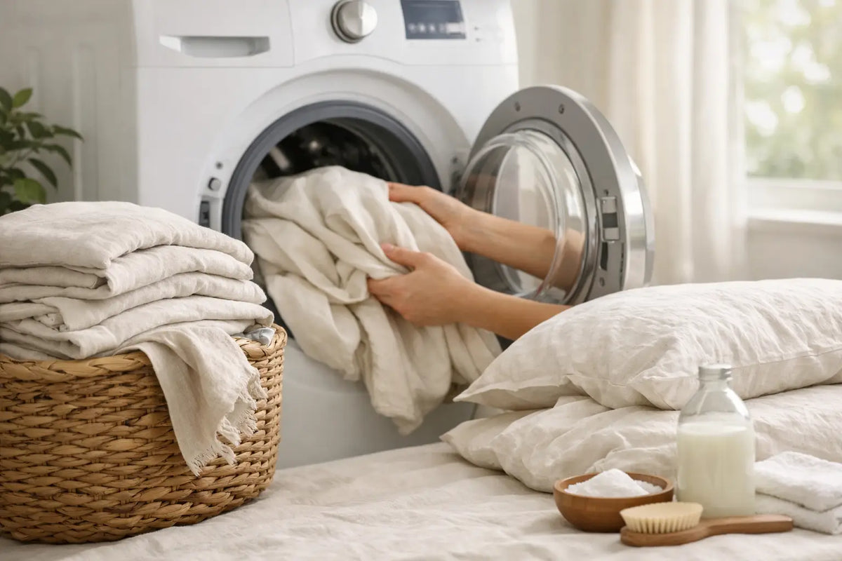 How to Wash Linen Bedding the Right Way