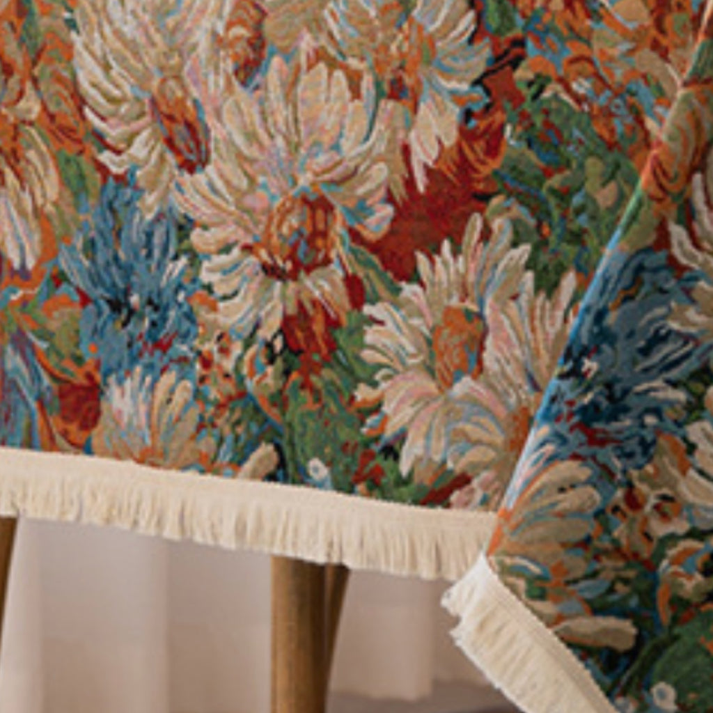 Linen Cotton Tablecloth | Cottage & European Style Table Cover