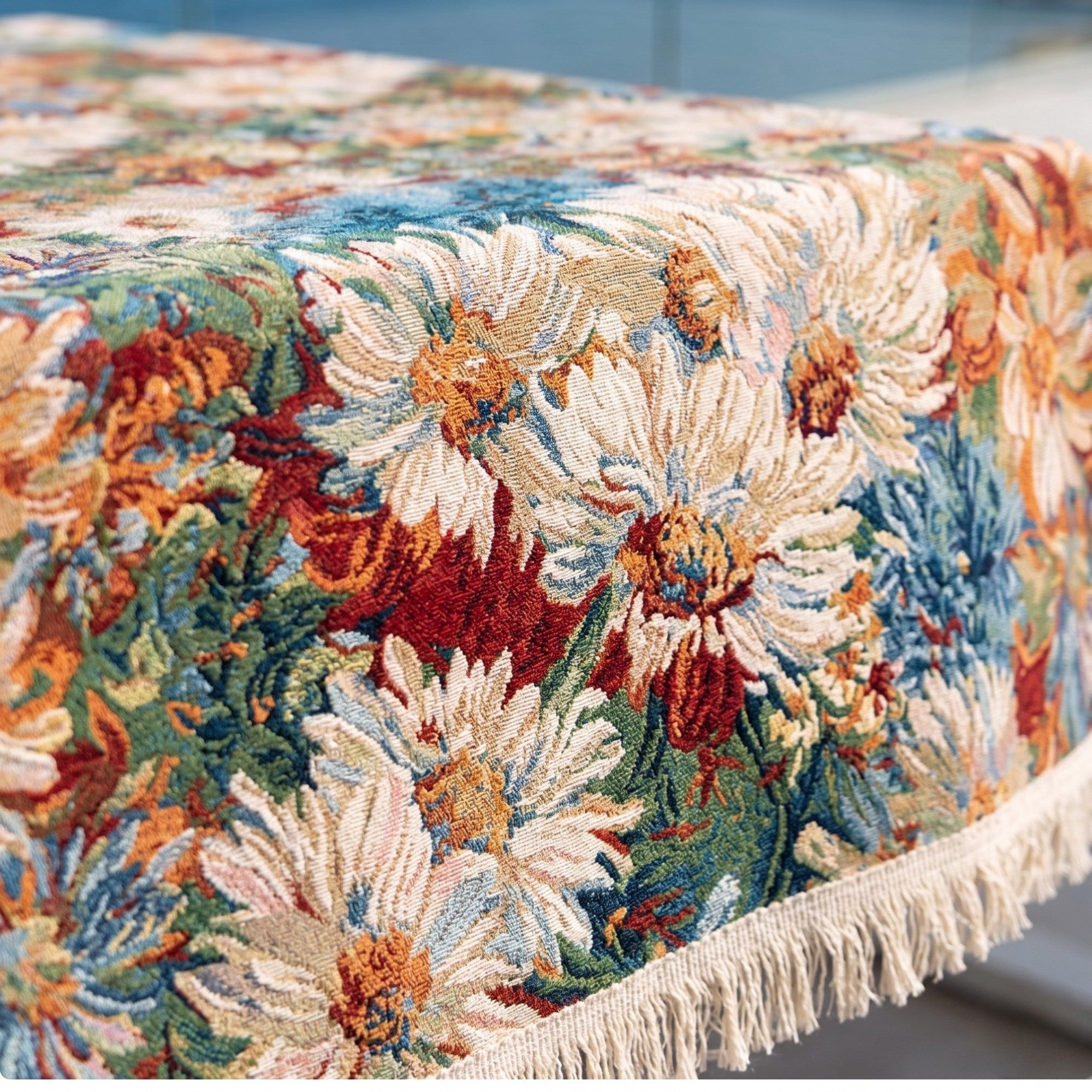 Linen Cotton Tablecloth | Cottage & European Style Table Cover