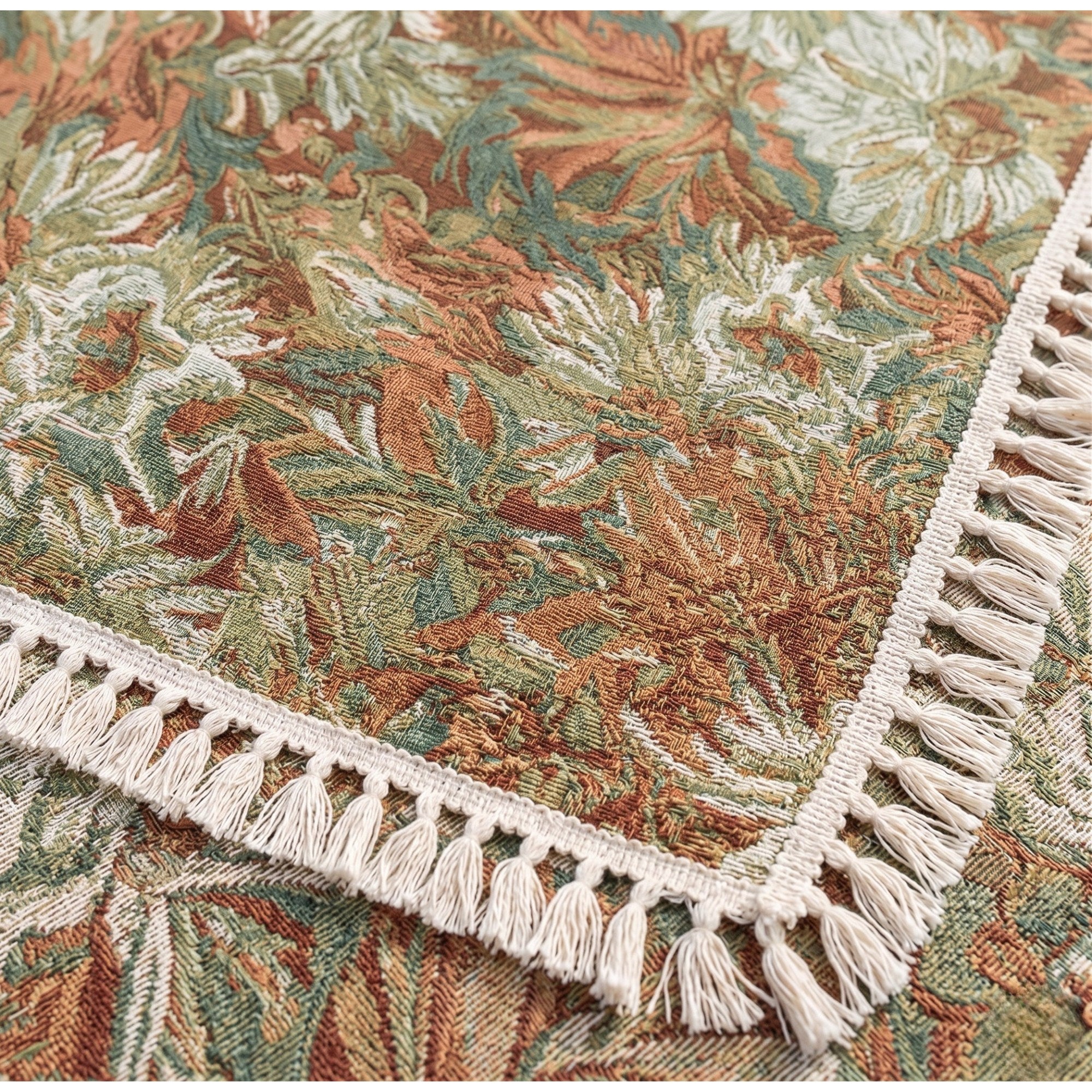 Linen Cotton Tablecloth | Cottage & European Style Table Cover