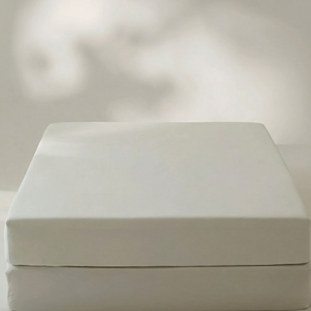 Premium Cotton Fitted Sheet – Soft Washed Cotton, Deep Pocket, Elastic Edges (180x200 / 200x220)
