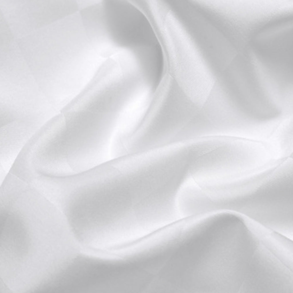 White Jacquard Bedspread Set | Luxury Woven Coverlet with 2 Pillowcases