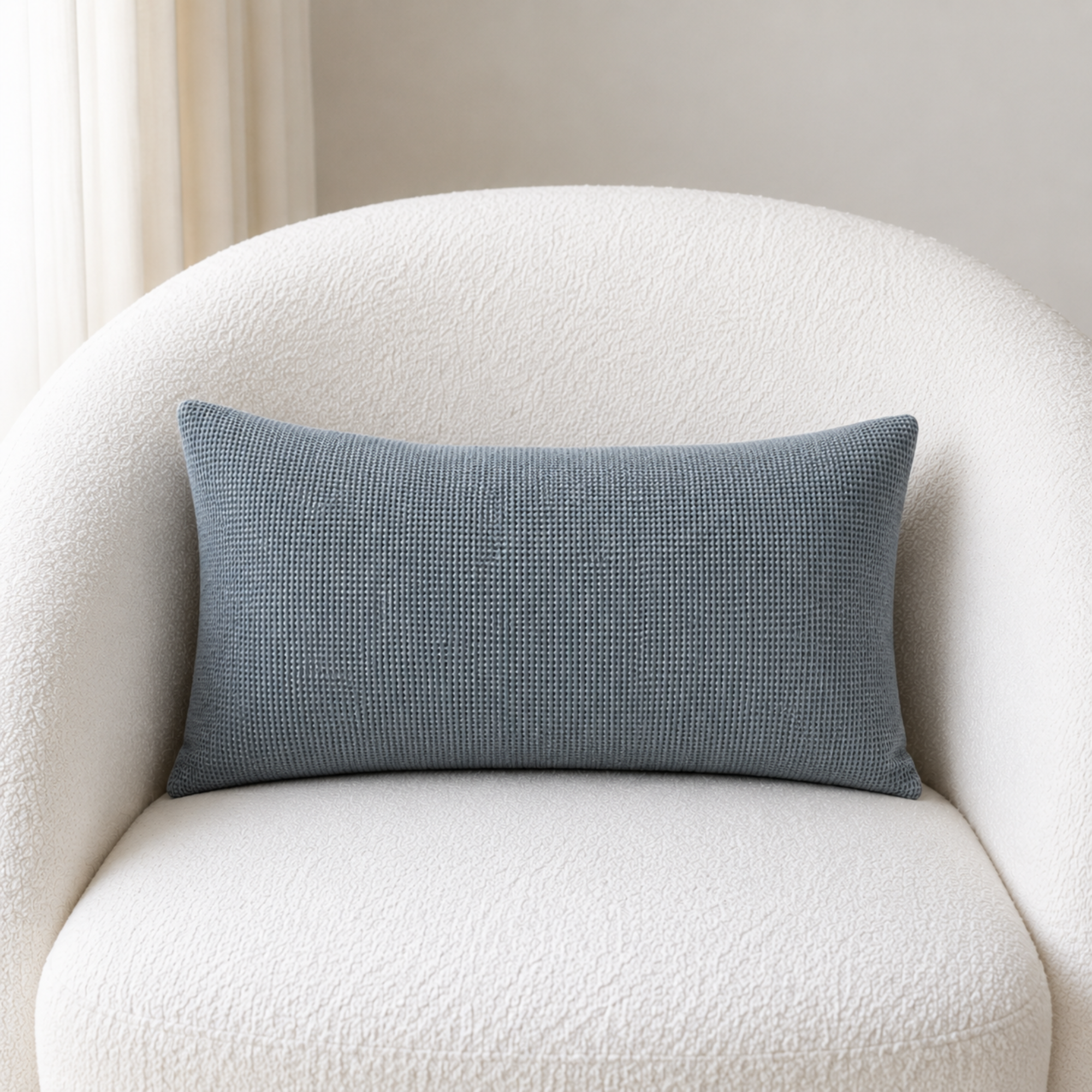 Neutral Chenille Pillow Cover | Textured Cushion Cover for Sofa Bed | Modern Woven Throw Pillow Decor
