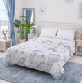 Botanical Summer Quilt – Soft French Bedroom Style