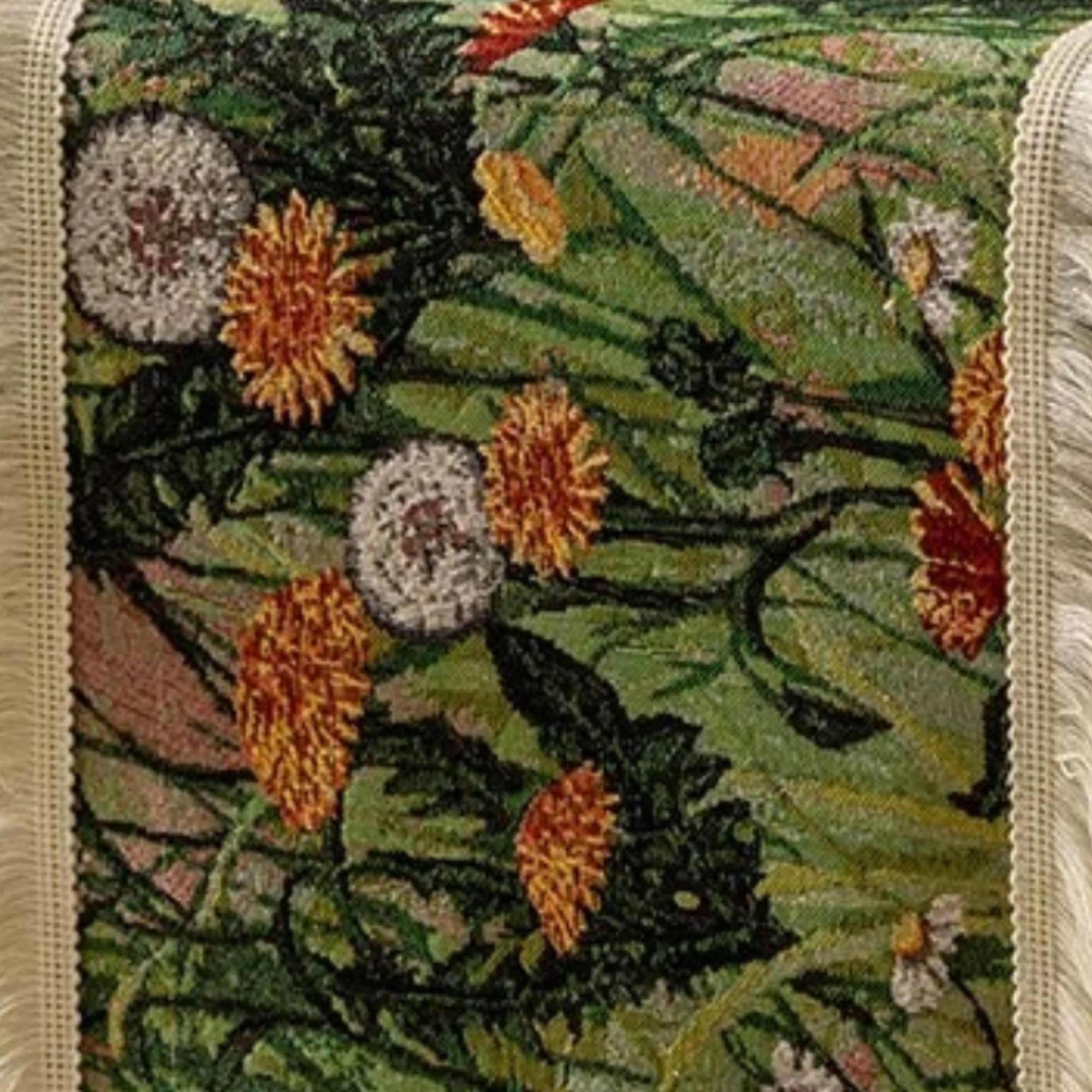 Bohemian Floral Table Runner | Vintage Botanical Tassel Table Runner