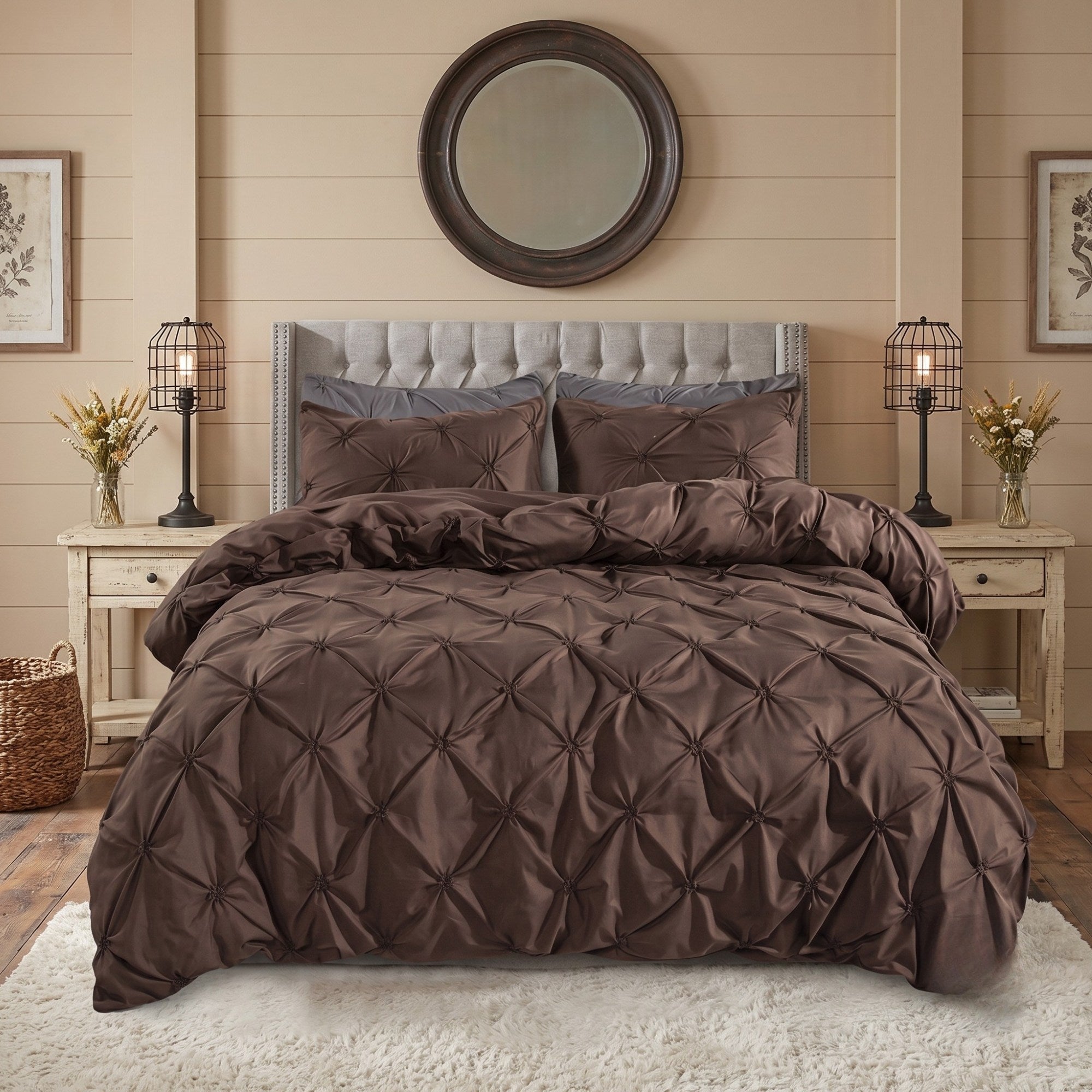Luxury Tufted Quilt Cover Set