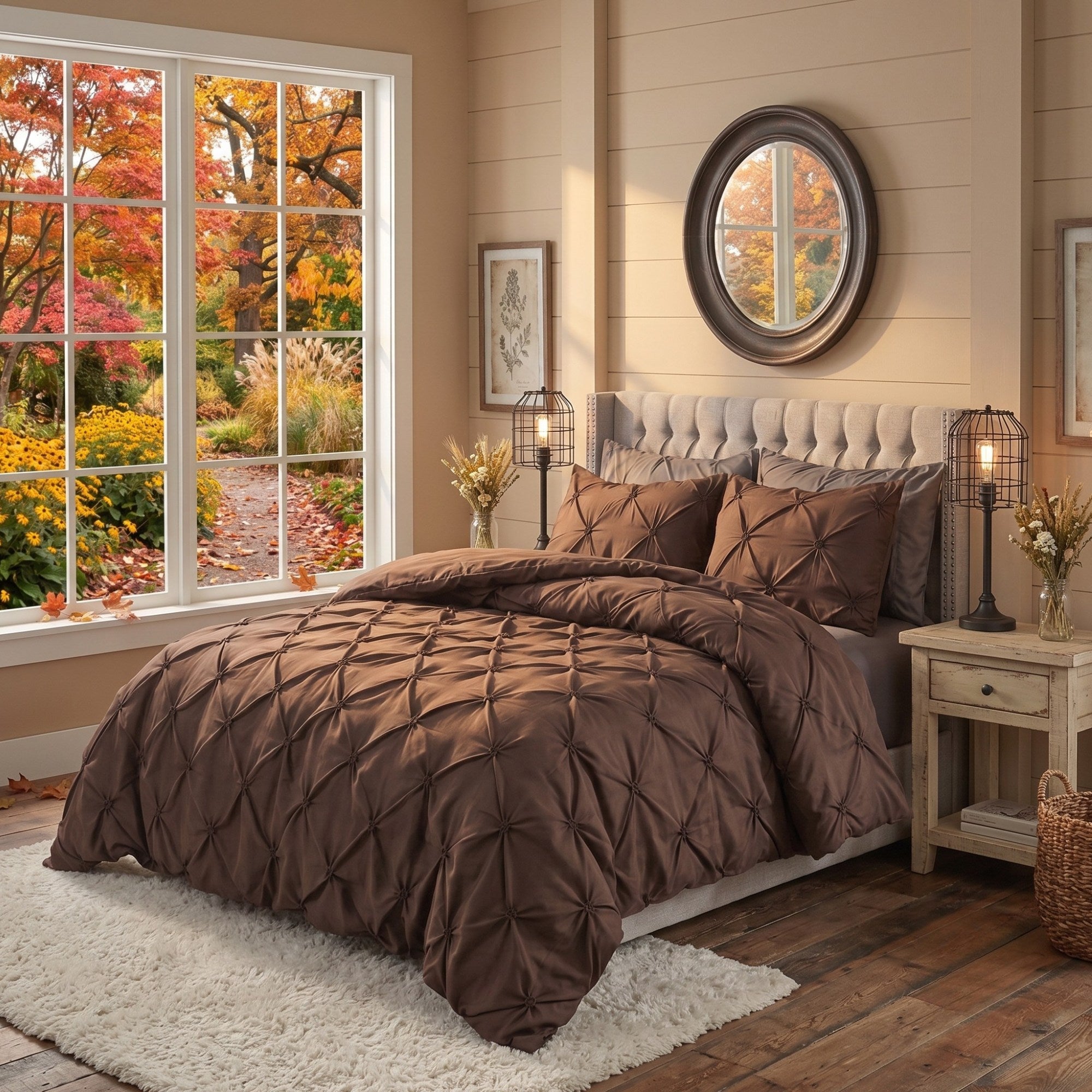 Luxury Tufted Quilt Cover Set