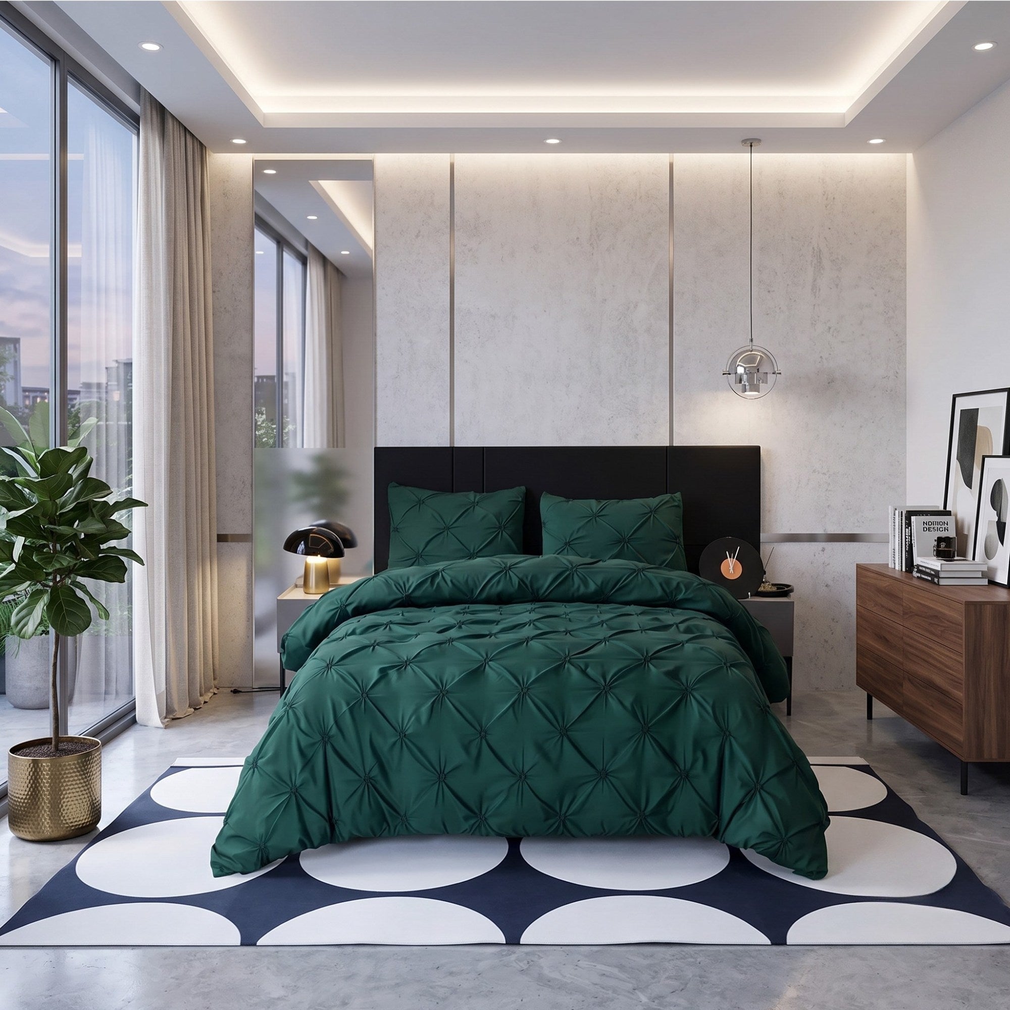 Luxury Tufted Quilt Cover Set