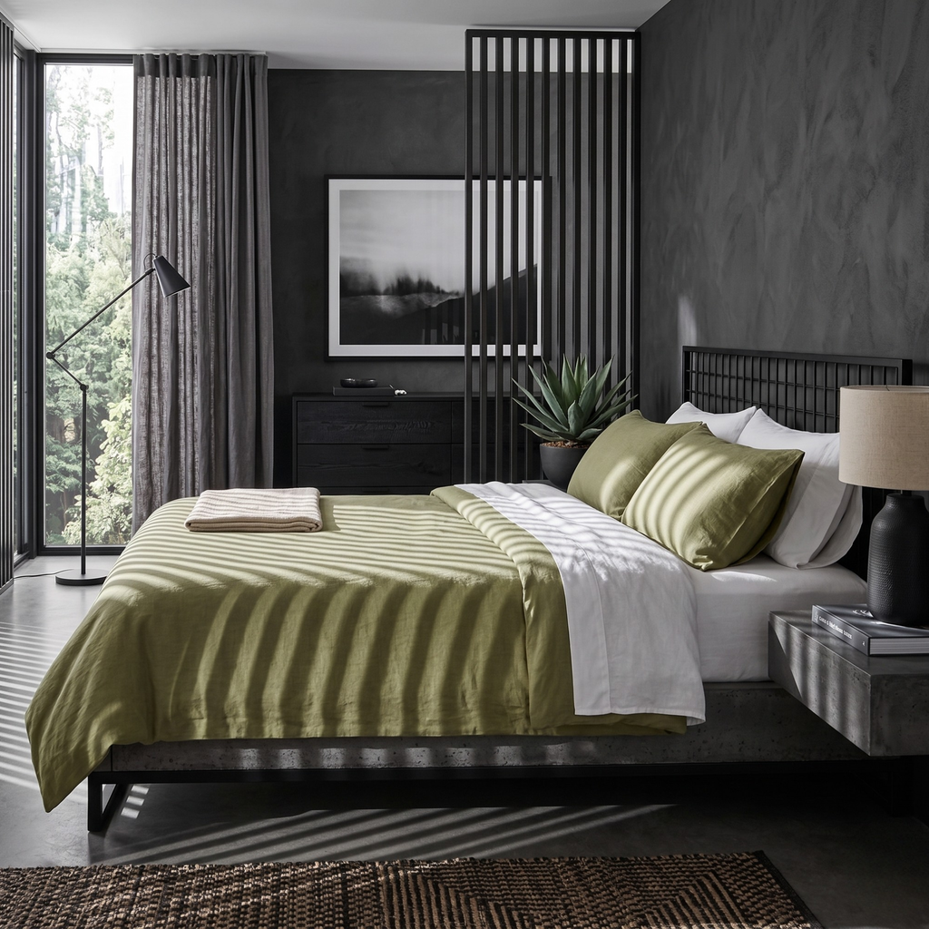 Soft Washed Linen Flat Sheet – Lived-In Minimalist Bedding