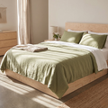 Soft Washed Linen Flat Sheet – Lived-In Minimalist Bedding