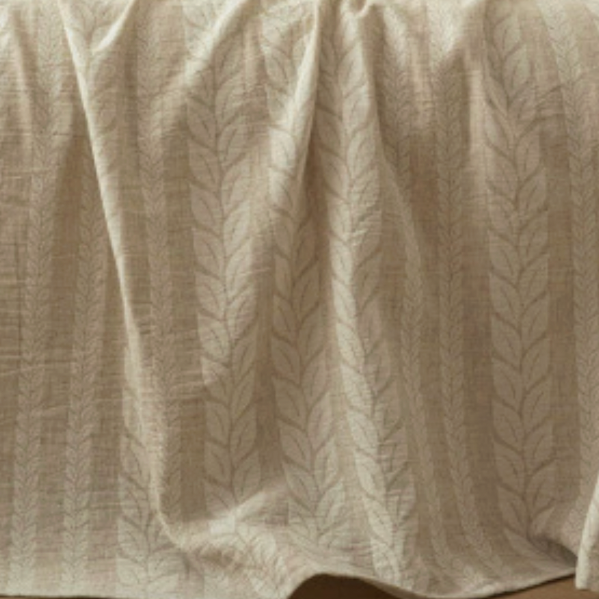Textured Cotton Linen Throw Blanket – Calm Minimalist Home Decor