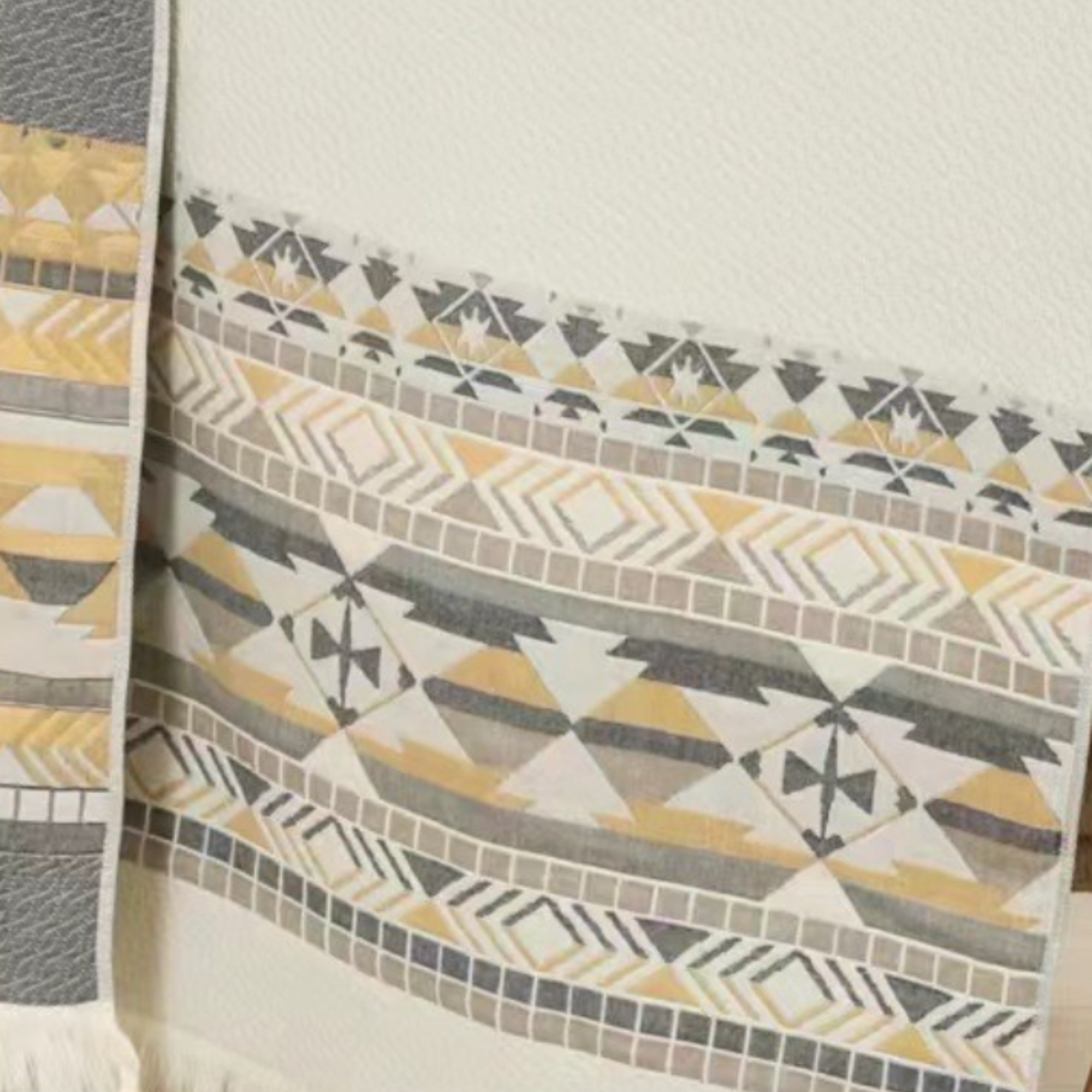 Quick-Dry Cotton Linen Towel – Relaxed Boho Beach & Bath Decor