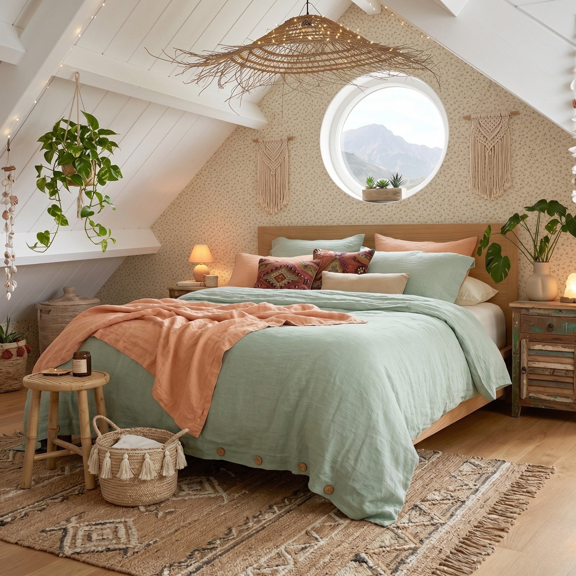 Pure Linen Bedding Set | Washed Flax Linen Duvet Cover