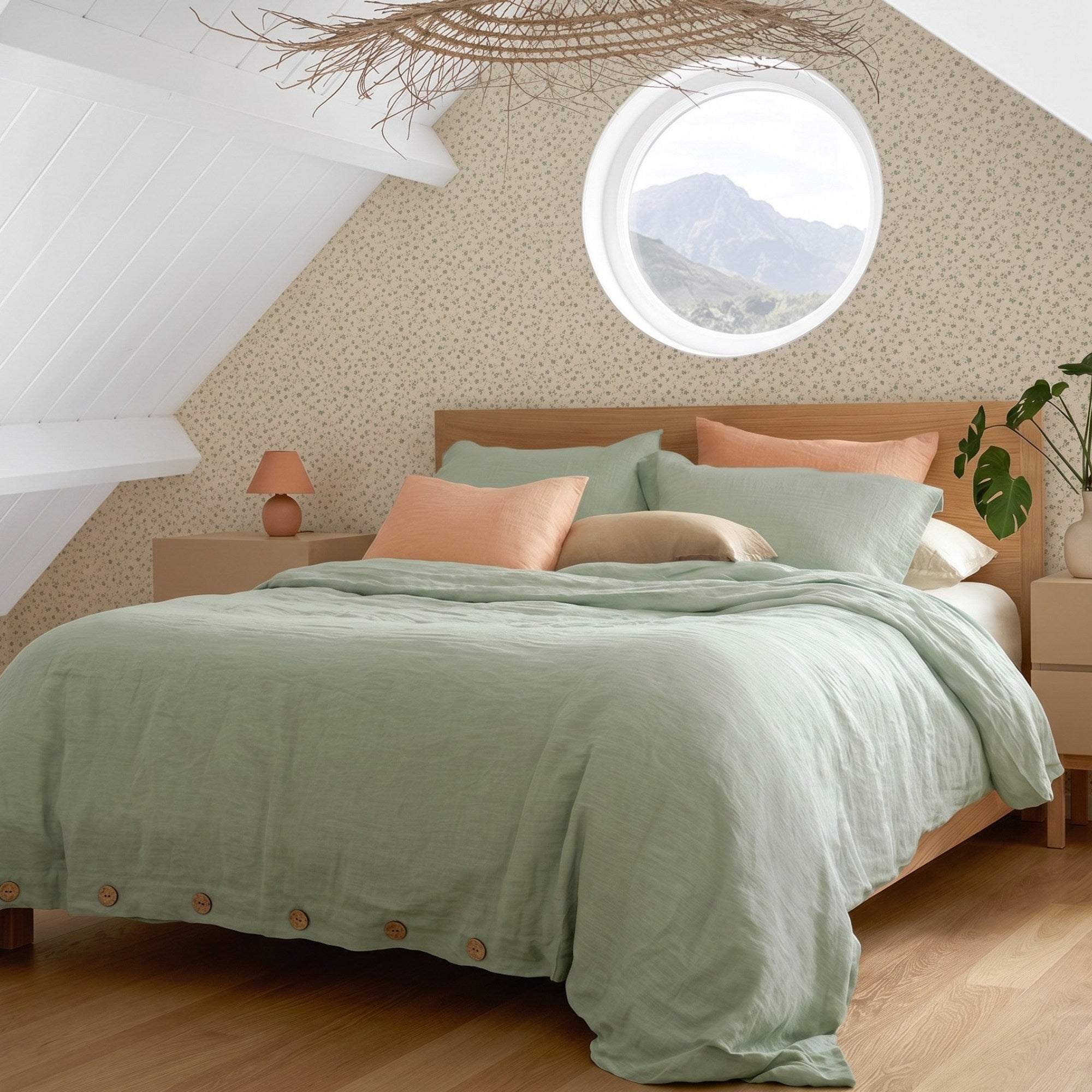 Pure Linen Bedding Set | Washed Flax Linen Duvet Cover