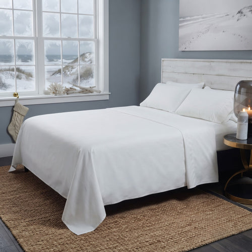 White cotton silk quilt 