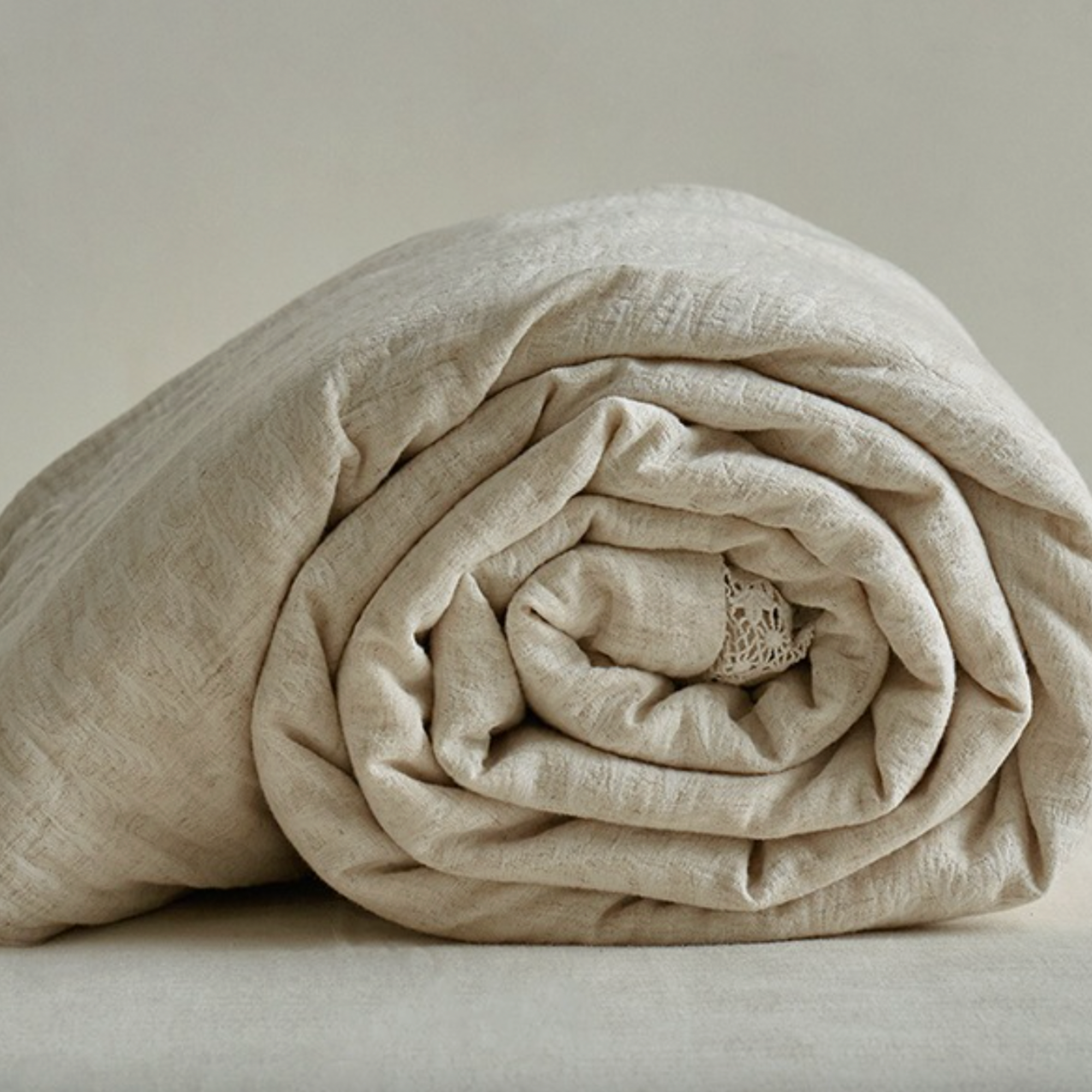 Neutral Summer Quilt Set – Cozy Organic Modern Bedding