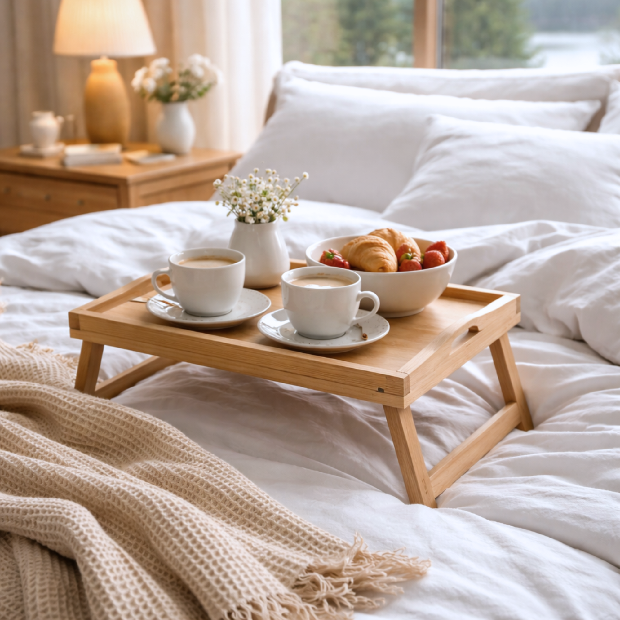 Minimalist Cotton Bedding Set – Relaxed Luxury Bedroom Aesthetic