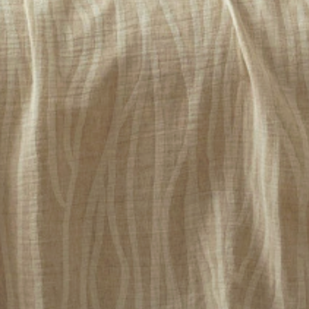 Minimalist Beige Throw Blanket - Soft Textured Cotton Linen Coverlet