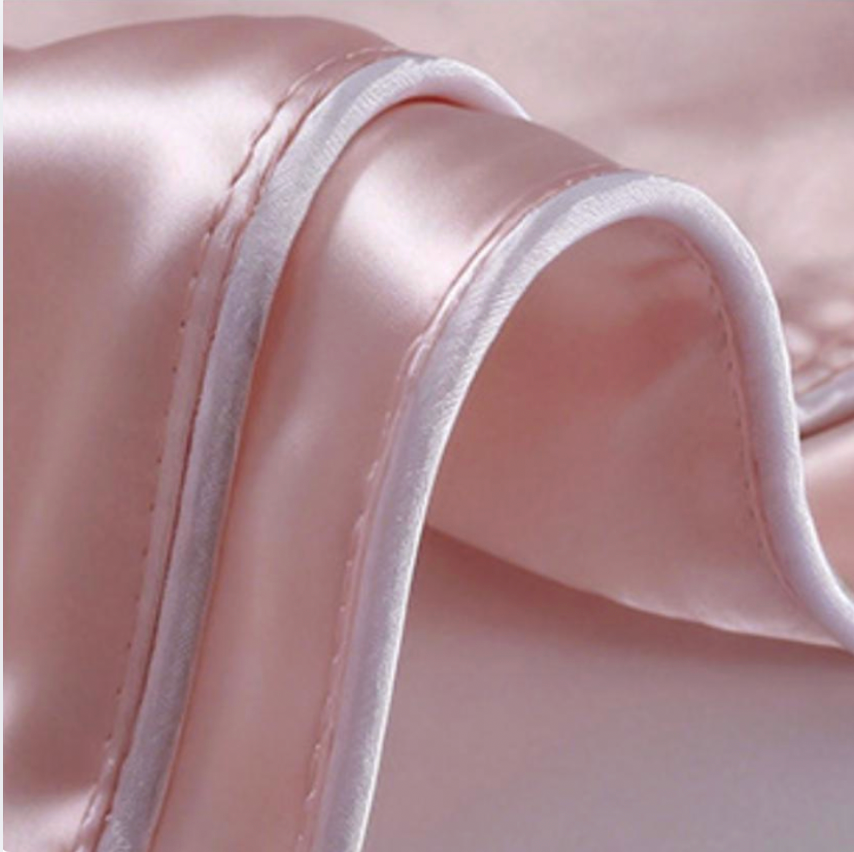 Mulberry Silk Pillowcase - Blush Pink - Luxury Hair& Skin Care Pillow Cover