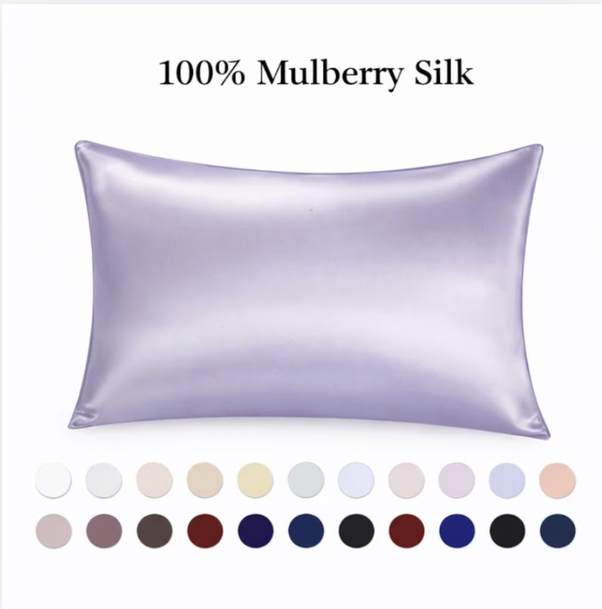 Mulberry Silk Pillowcase - Blush Pink - Luxury Hair& Skin Care Pillow Cover