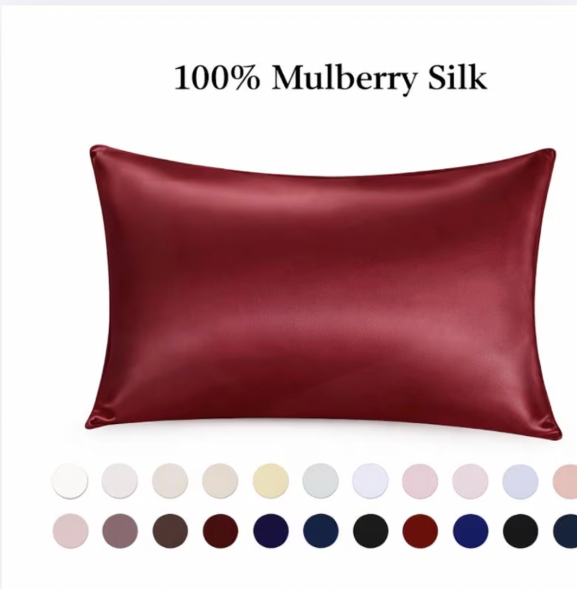 Mulberry Silk Pillowcase - Blush Pink - Luxury Hair& Skin Care Pillow Cover