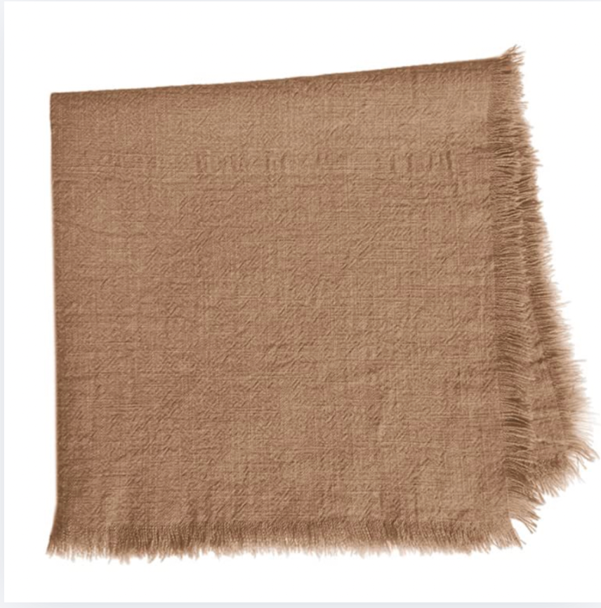 Minimal Neutral Table Napkins, Soft Morning, Set of 6