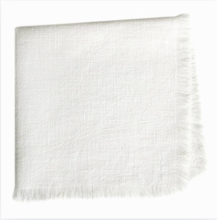 Minimal Neutral Table Napkins, Soft Morning, Set of 6