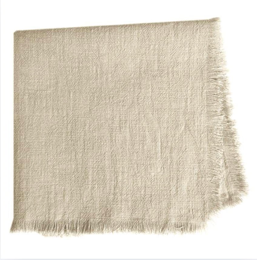 Minimal Neutral Table Napkins, Soft Morning, Set of 6