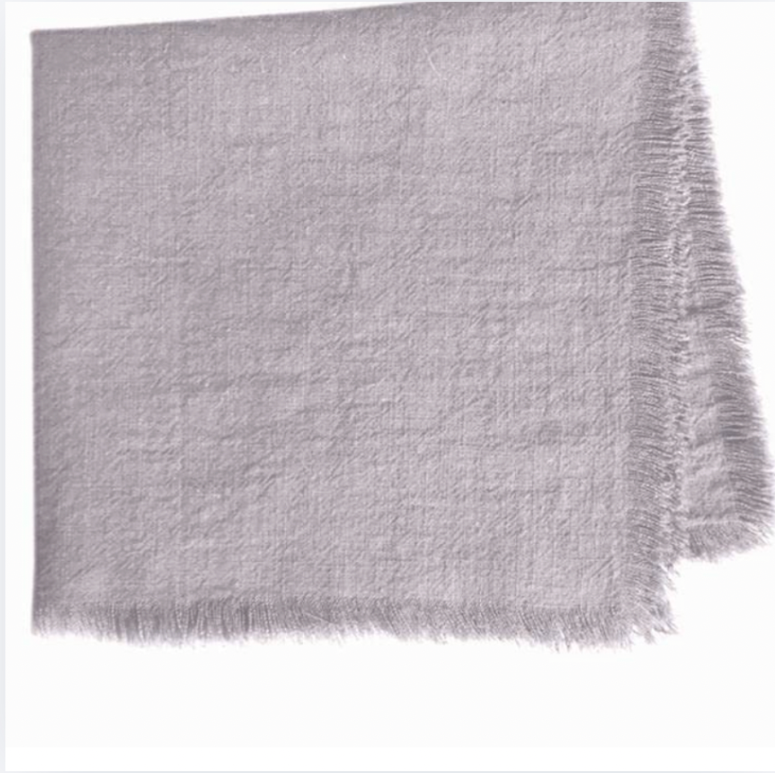 Minimal Neutral Table Napkins, Soft Morning, Set of 6
