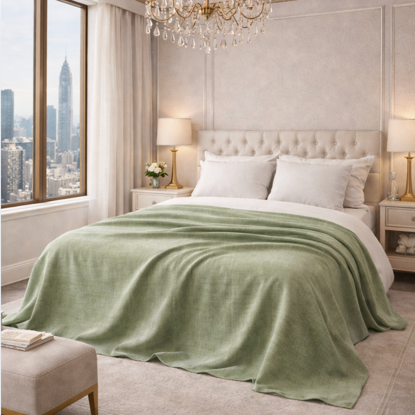 Linen Bed Sheet Washed Breathable Natural Linen Bedding, Multiple Colors