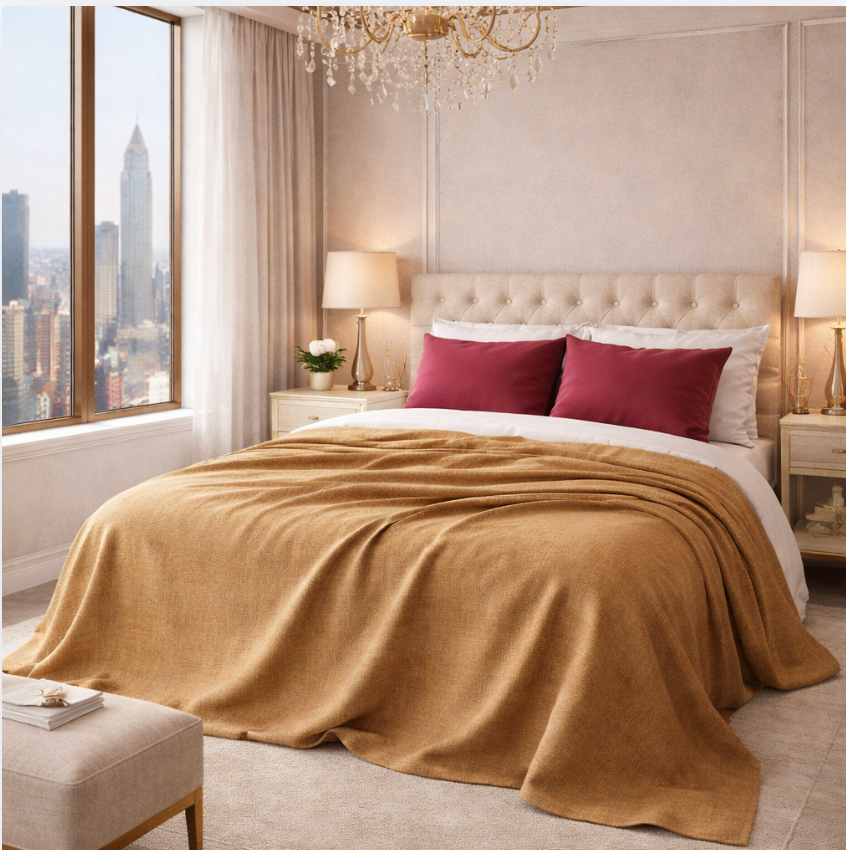 Linen Bed Sheet Washed Breathable Natural Linen Bedding, Multiple Colors