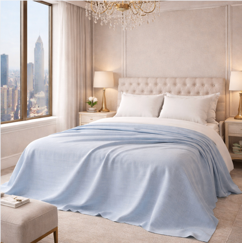 Linen Bed Sheet Washed Breathable Natural Linen Bedding, Multiple Colors