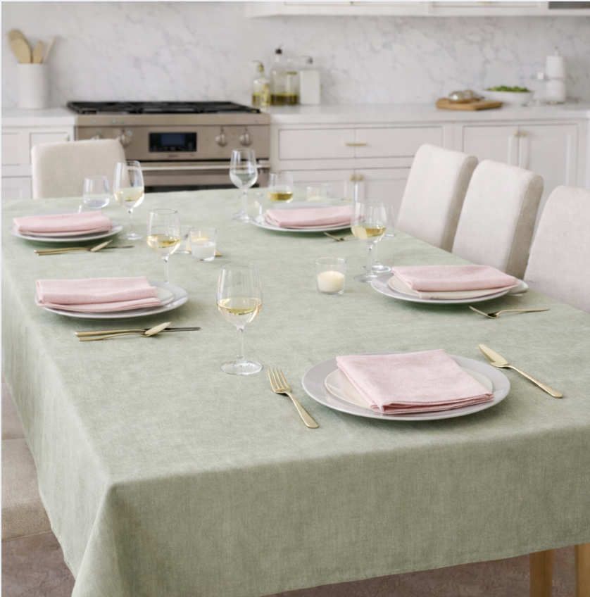 Pink Linen Napkin (35x35cm) - Minimalist Dining, Eco-Friendly
