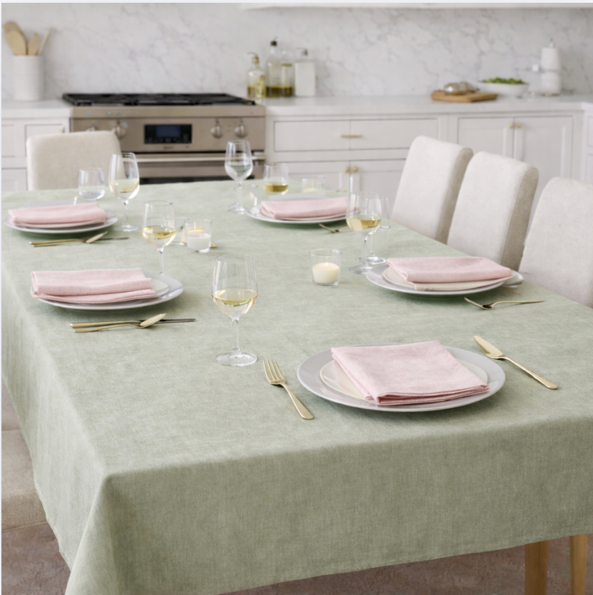 Pink Linen Napkin (35x35cm) - Minimalist Dining, Eco-Friendly