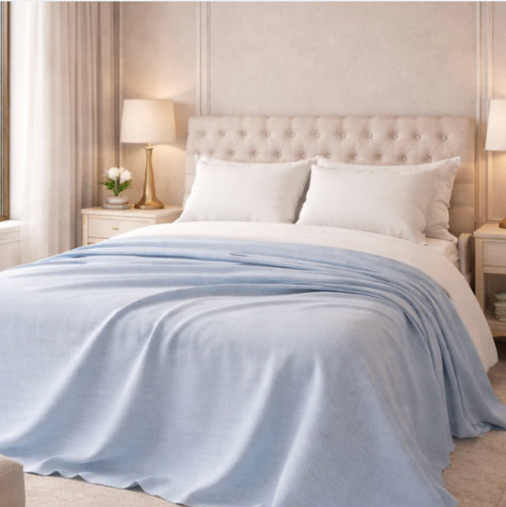 Linen Bed Sheet Washed Breathable Natural Linen Bedding, Multiple Colors