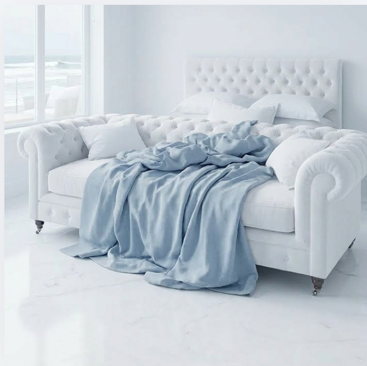 Linen Bed Sheet Washed Breathable Natural Linen Bedding, Multiple Colors