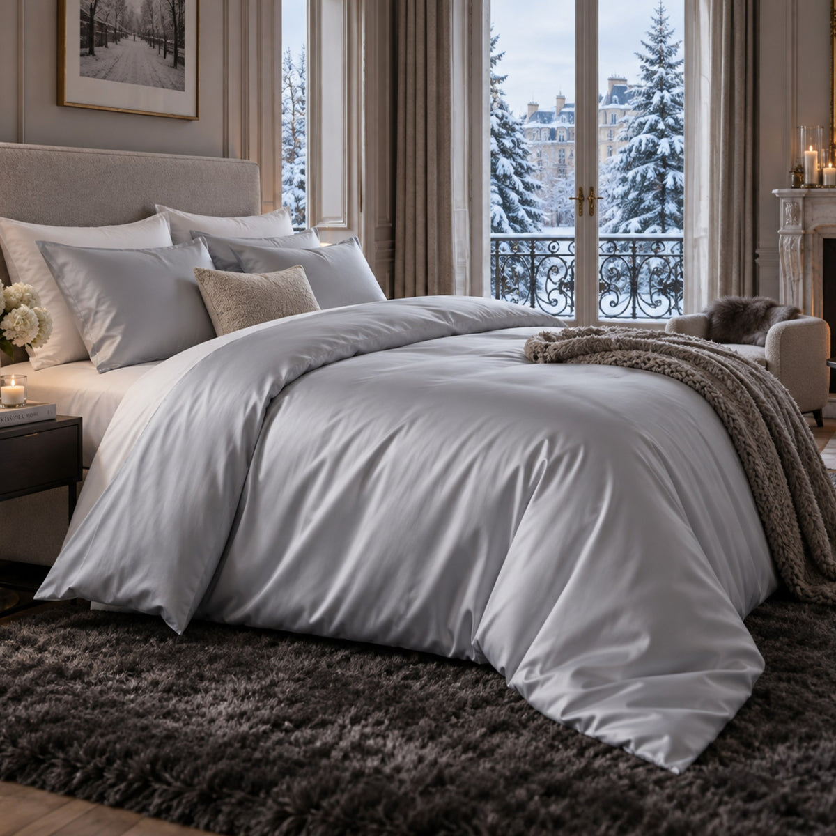 100% Mulberry Silk Duvet – 2-in-1 All Season