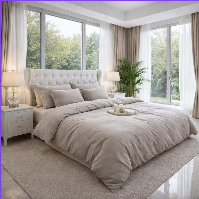 Minimalist Stonewashed Cotton Duvet Cover Set – Soft Linen Look Bedding
