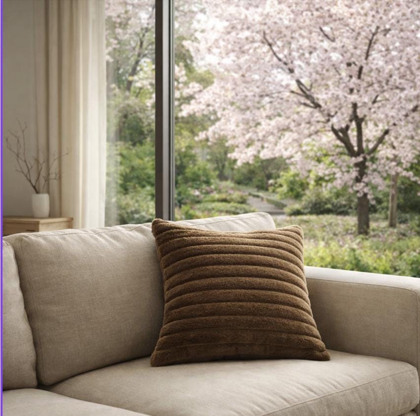 Soft Corduroy Pillow Covers, Set of 2 Decorative Throw Cushions