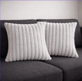 Soft Corduroy Pillow Covers, Set of 2 Decorative Throw Cushions
