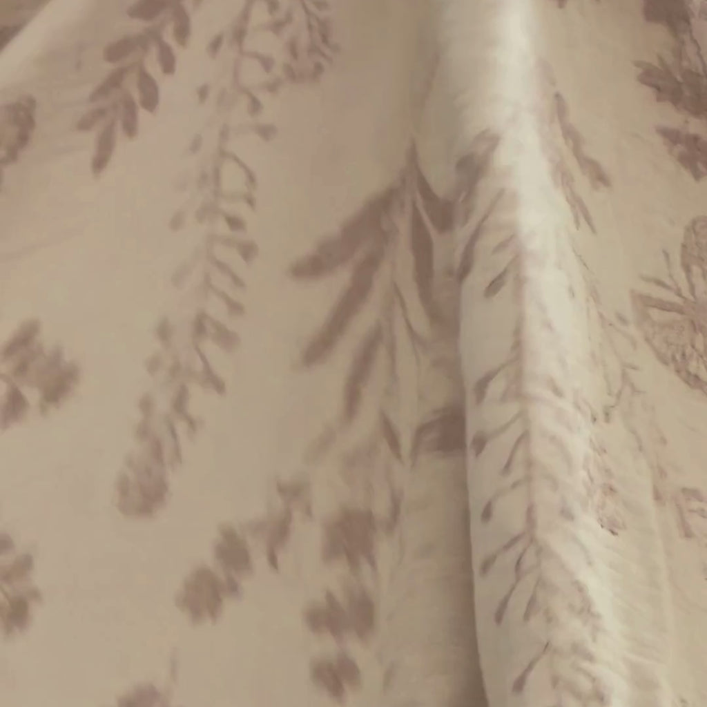 Embroidered Cotton Linen Bedding – Calm Botanical Bedroom Style