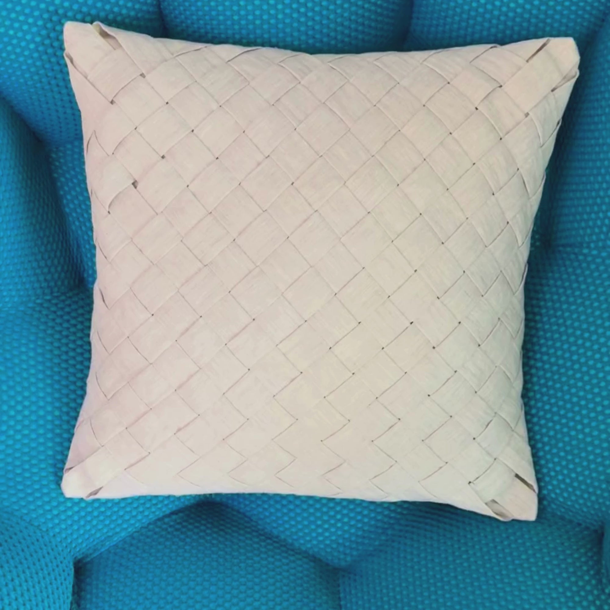 Linen Cotton Pillow Cover, Neutral Textured Cushion Cover, Ivory Beige Sofa Pillows